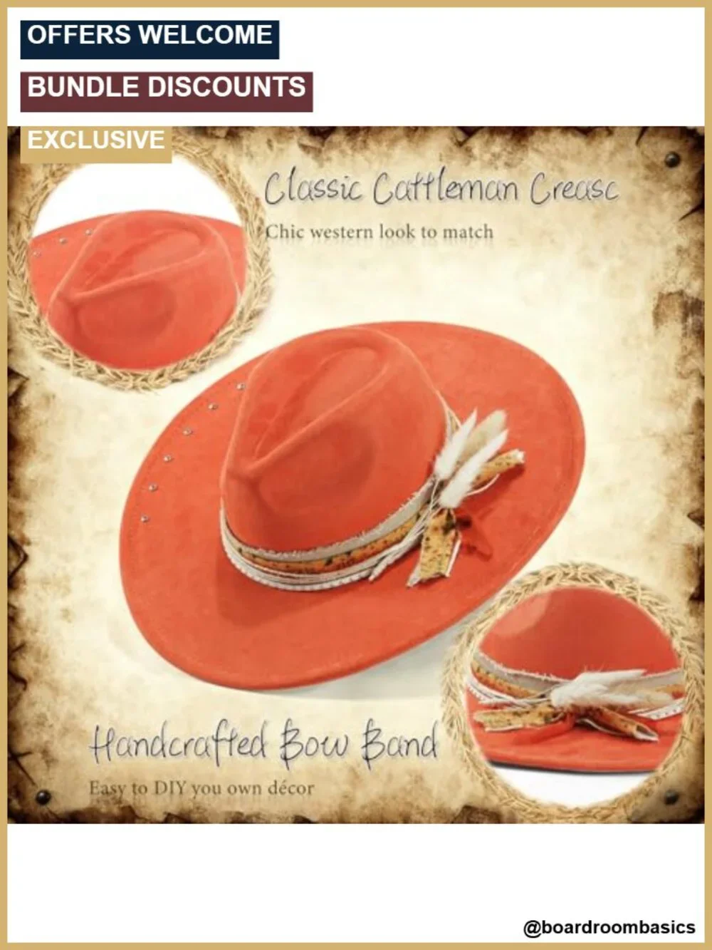 Wide Brim Felt Fedora Hat Unisex Polyester Dress Up